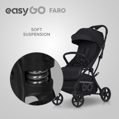 EASY GO Wózek dziecięcy FARO EBONY BLACK