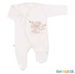EWA 852533 NEWBORN Pajac ecru 56
