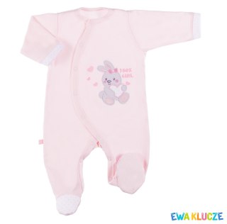 EWA 852595 NEWBORN Pajac róż 56