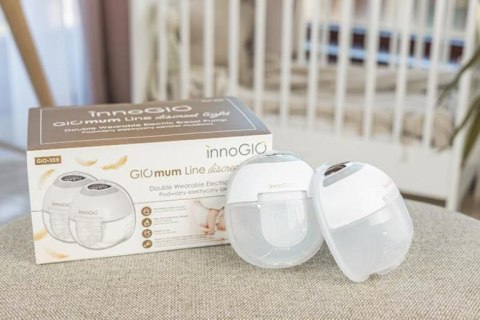 INNOGIO GIO-359 Podwójny muszlowy laktator elektryczny GIOmum Line Discreet Light Double INNOGIO GIO-359 Podwójny muszlowy laktator elektryczny GIOmum Line Discreet Light Double