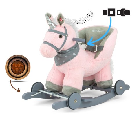 MILLY MALLY 2194 Koń Polly Pink Jednorożec