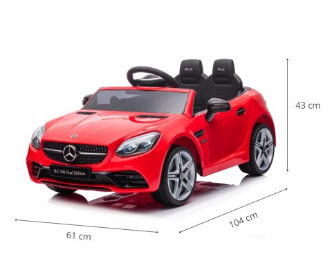 MILLY MALLY 5912 Pojazd na akumulator Mercedes- Benz SLC Red MILLY MALLY 5912 Pojazd na akumulator Mercedes- Benz SLC Red