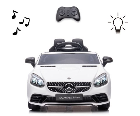 MILLY MALLY 5913 Pojazd na akumulator Mercedes-Benz SLC White MILLY MALLY 5913 Pojazd na akumulator Mercedes-Benz SLC White