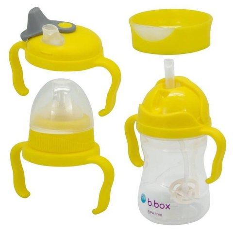 B.BOX BB00496 Kubek 4w1 zestaw 240 ml cytrynowy B.BOX BB00496 Kubek 4w1 zestaw 240 ml cytrynowy