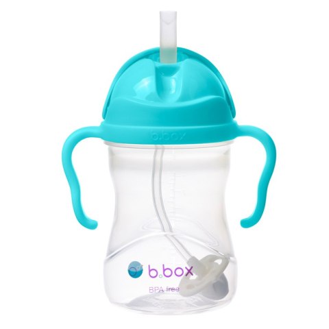 B.BOX BB00513 Bidon ze słomką 240 ml lazurowy (aqua) B.BOX BB00513 Bidon ze słomką 240 ml lazurowy (aqua)