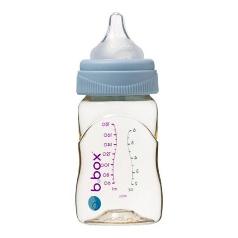 B.BOX BB00750 Butelka ze smoczkiem do karmienia niemowląt wykonana z PPSU 180 ml błękit B.BOX BB00750 Butelka ze smoczkiem do karmienia niemowląt wykonana z PPSU 180 ml błękit