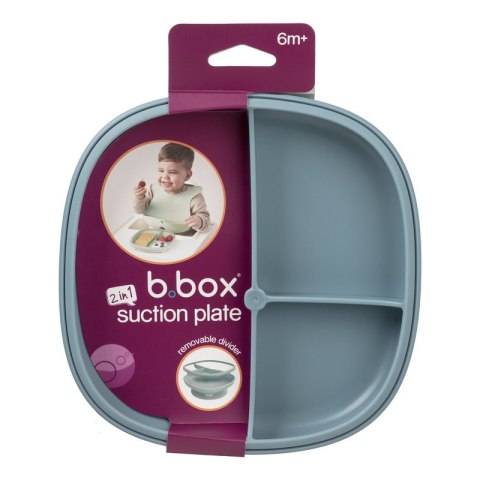 B.BOX BB101508 Talerzyk z przyssawką 2w1 błękitny B.BOX BB101508 Talerzyk z przyssawką 2w1 błękitny