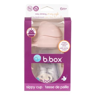 B.BOX BB200211 Bidon ze słomką 240 ml różowy blush