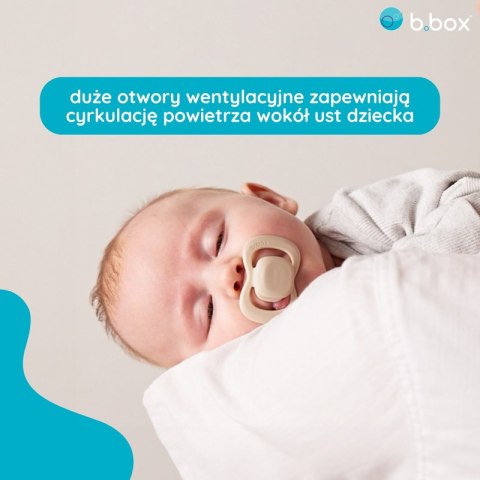 B.BOX BB300345 Smoczek dla noworodka i niemowlaka 2 szt symetryczny silikonowy 0-6m róż/latte B.BOX BB300345 Smoczek dla noworodka i niemowlaka 2 szt symetryczny silikonowy 0-6m róż/latte