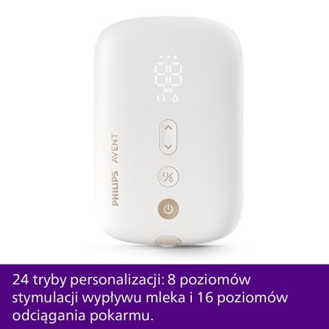 AVENT SCF532/11 Elektryczny podwójny laktator samonośny