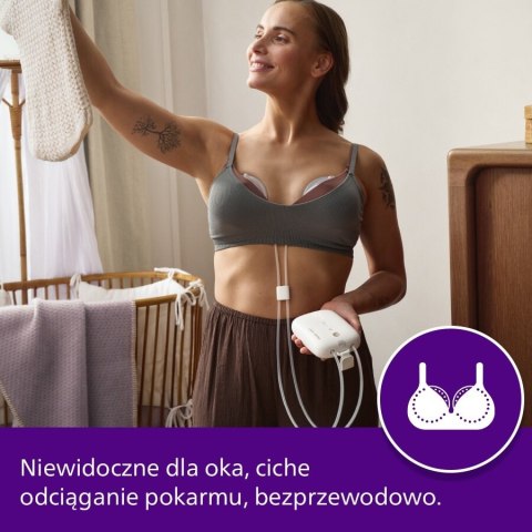 AVENT SCF532/11 Elektryczny podwójny laktator samonośny