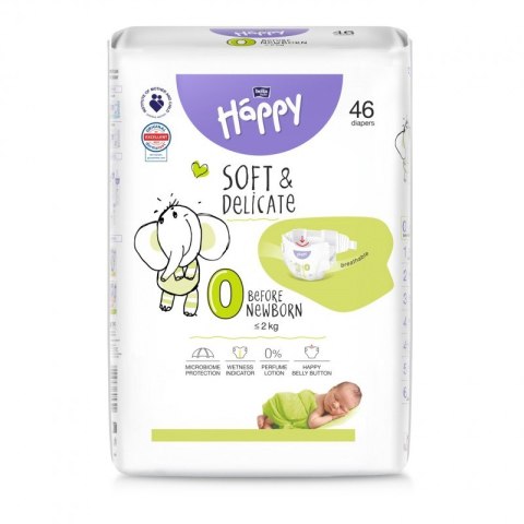 BELLA Baby Happy Pieluszki dla dzieci BEFORE NEWBORN 46szt. BELLA Baby Happy Pieluszki dla dzieci BEFORE NEWBORN 46szt.