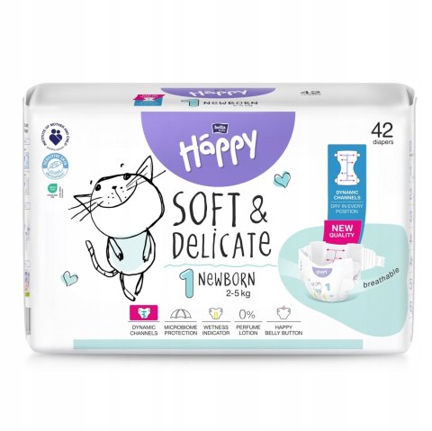 BELLA Baby Happy Pieluszki dla dzieci NEWBORN 42szt. BELLA Baby Happy Pieluszki dla dzieci NEWBORN 42szt.