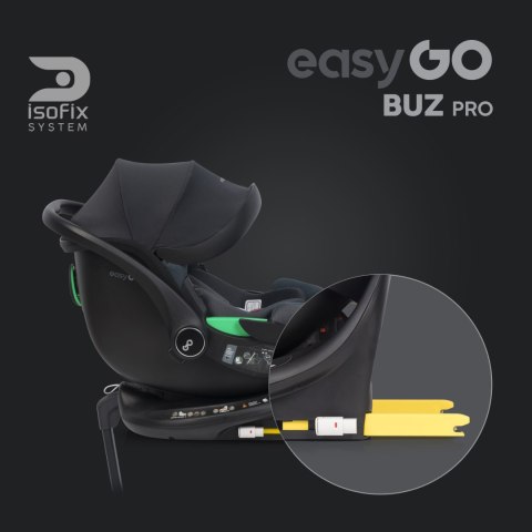 EASY GO Fotelik samochodowy BUZ PRO GRANITO EASY GO Fotelik samochodowy BUZ PRO GRANITO