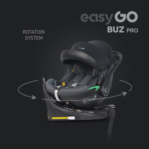 EASY GO Fotelik samochodowy BUZ PRO GRANITO EASY GO Fotelik samochodowy BUZ PRO GRANITO