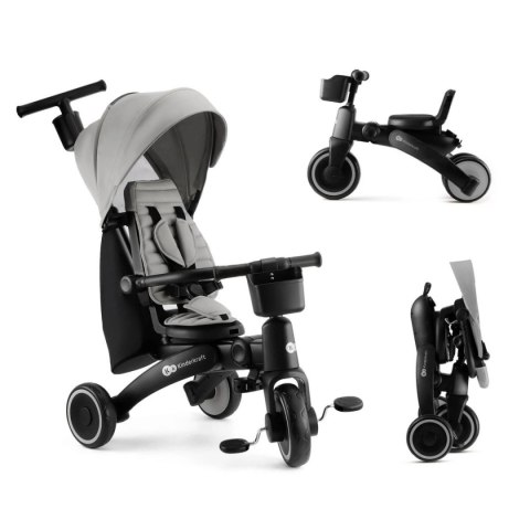 KINDERKRAFT Rowerek trójkołowy JAZZ 2 ROCKET grey KINDERKRAFT Rowerek trójkołowy JAZZ 2 ROCKET grey