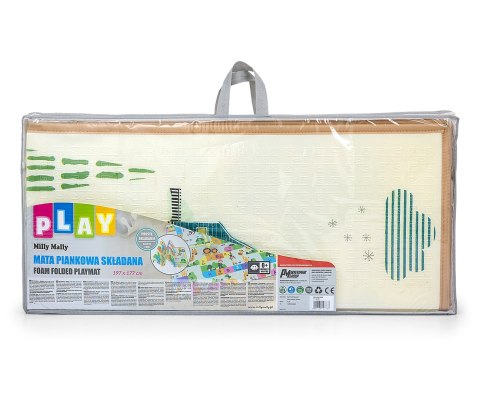 MILLY MALLY 6435 Mata piankowa składana play Colourful Animals T1 MILLY MALLY 6435 Mata piankowa składana play Colourful Animals T1