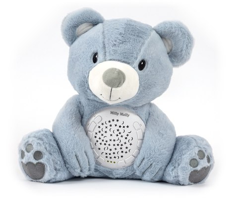 MILLY MALLY Zabawka pluszowa z projektorem Milly Bear Blue MILLY MALLY Zabawka pluszowa z projektorem Milly Bear Blue