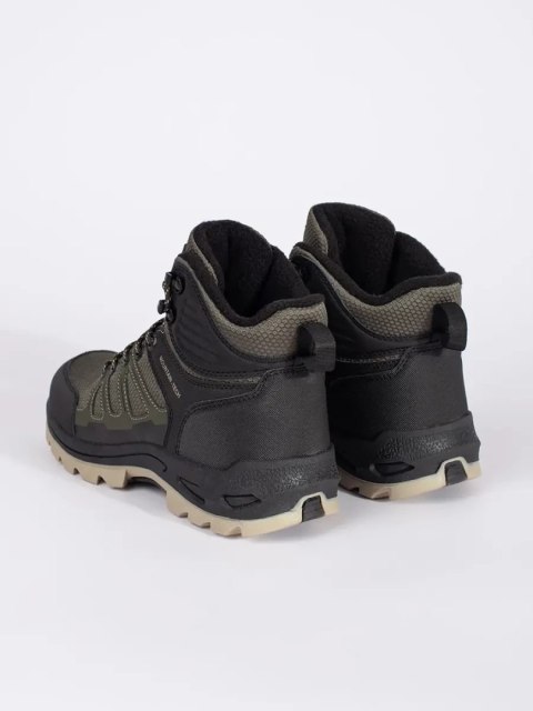 Buty trekkingowe męskie zielono-czarne - 44 Buty trekkingowe męskie zielono-czarne - 44