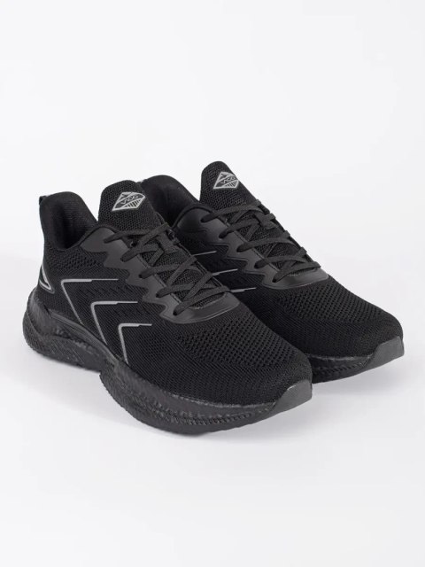 Czarne buty męskie sportowe - 44