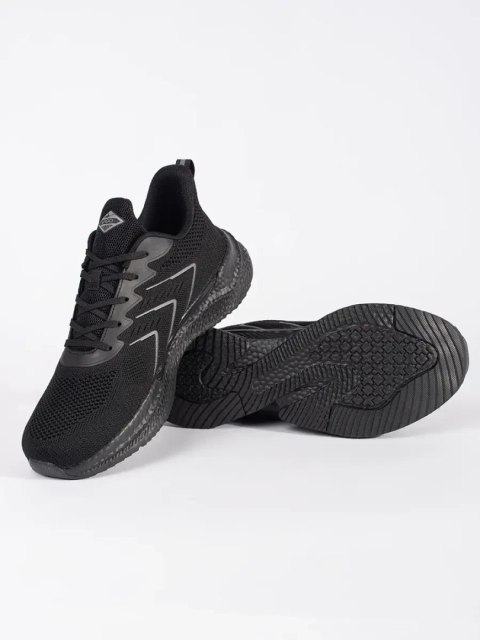 Czarne buty męskie sportowe - 45