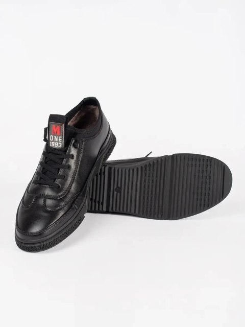 Czarne sportowe buty ocieplane - 43 Czarne sportowe buty ocieplane - 43