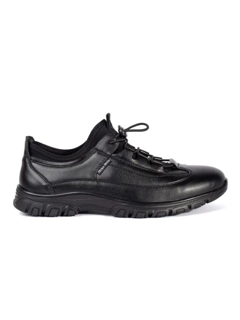 Czarne sportowe buty sneakersy niskie - 40 Czarne sportowe buty sneakersy niskie - 40