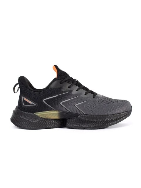 Szaro-czarne męskie buty sportowe - 41 Szaro-czarne męskie buty sportowe - 41