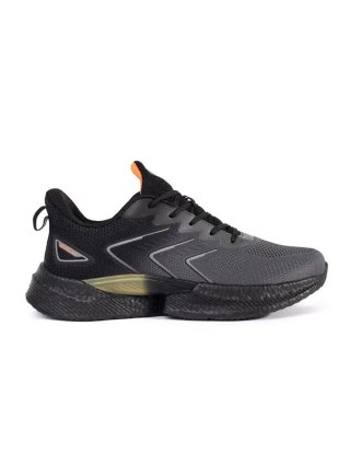 Szaro-czarne męskie buty sportowe - 42