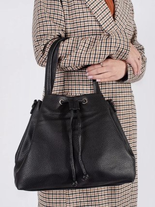 Torebka typu worek czarna - one size
