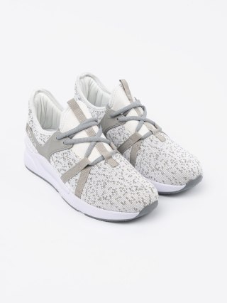 Buty sportowe biało-szare - 39