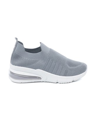 Buty sportowe wsuwane szare - 39