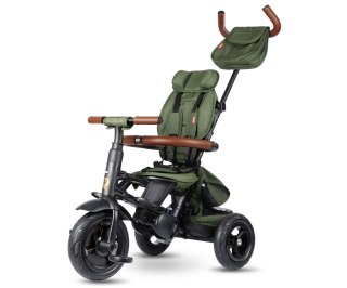 MILLY MALLY 6298 Qplay Rowerek Trójkołowy Rito Deluxe Rubber Olive