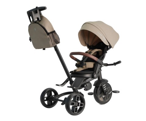 MILLY MALLY 6302 Qplay Rowerek Trójkołowy Comfo Max Coffe