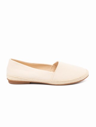 Espadryle damskie beżowe - 39