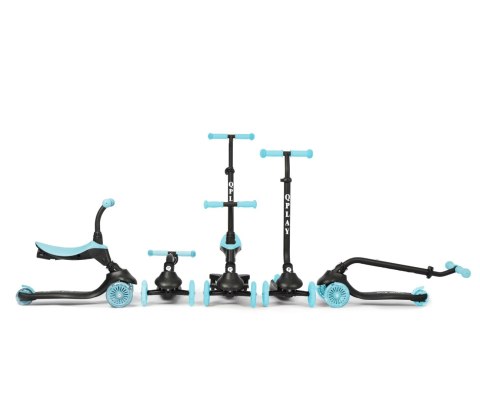 MILLY MALLY 6311 Qplay Hulajnoga Sema Evo 3w1 Sky Blue