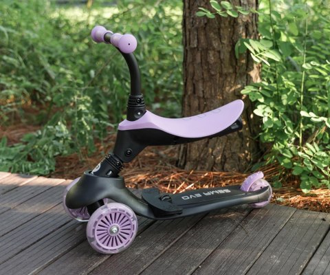 MILLY MALLY 6313 Qplay Hulajnoga Sema Evo 3w1 Violet