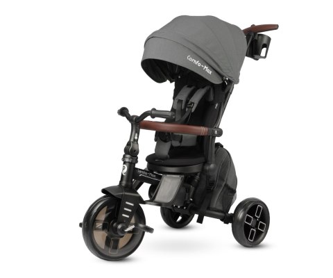MILLY MALLY 6340 Qplay Rowerek Trójkołowy Comfo Max Grey