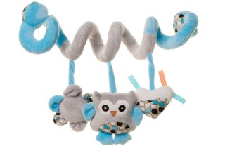 4 BABY OB07 P&E Spiralka pluszowa Spiral Toy OWL