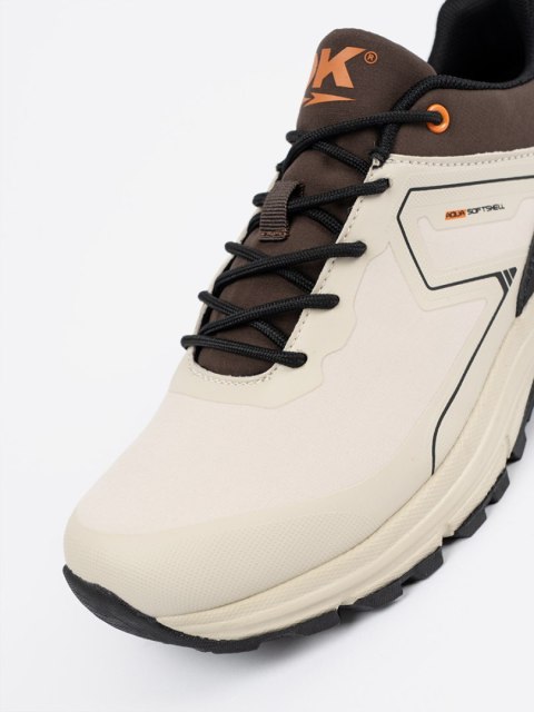 Beżowe buty męskie sportowe - 42