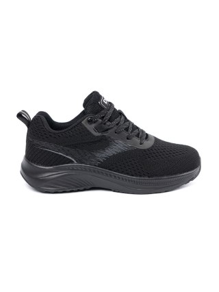 Czarne lekkie buty męskie sportowe - 41
