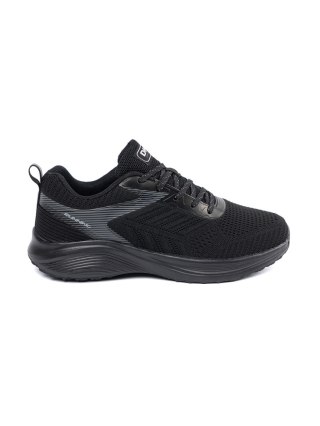 Czarne lekkie buty sportowe męskie - 45