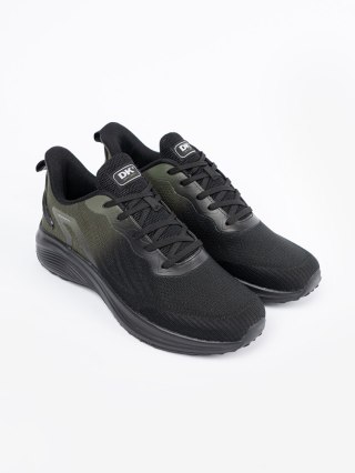 Czarno zielone buty męskie sportowe - 43