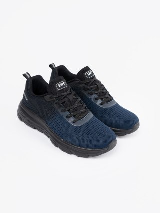 Granatowo-czarne buty męskie - 44