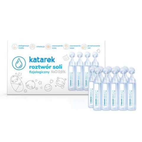 KATAREK Roztwór soli fizjologicznej 10x5ml NaCI 0,9% KATAREK Roztwór soli fizjologicznej 10x5ml NaCI 0,9%