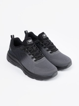 Lekkie buty czarno-szare DK - 43