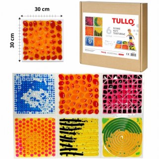TULLO 700 Ścieżka sensoryczna - sensoryczne płytki z cieczą fakturowe 6 szt.