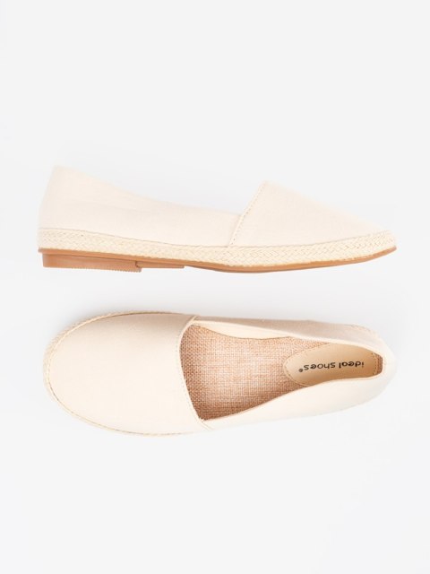 Espadryle damskie beżowe - 38 Espadryle damskie beżowe - 38