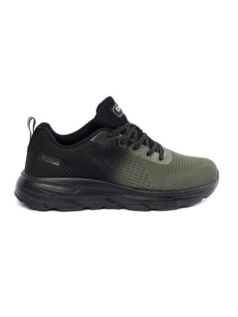 Lekkie ciemnozielone buty sportowe męskie - 41