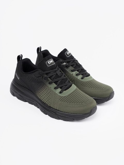 Lekkie ciemnozielone buty sportowe męskie - 41